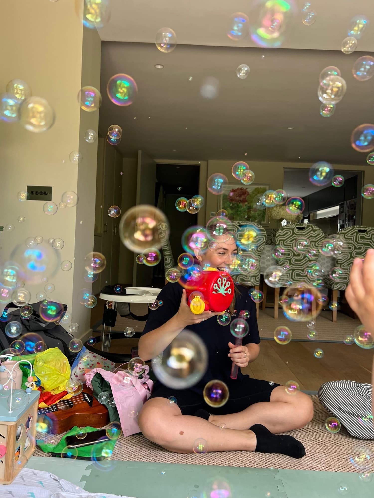 Bubbles machine fun